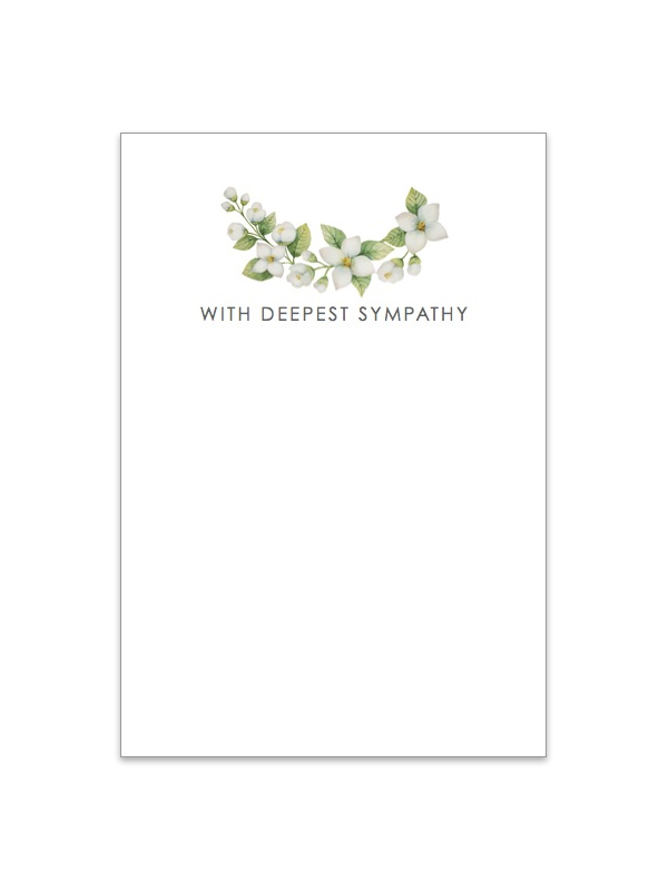 Small Funeral Tribute Cards