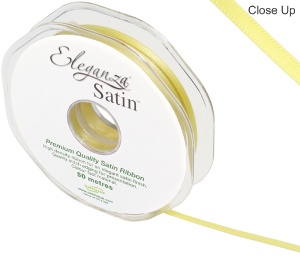 Eleganza Double Faced Satin Pale Yellow