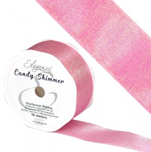 Candy Shimmer 38mm x 10m Sugar Pink