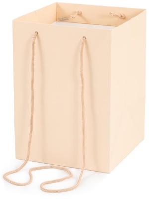 Oaktree Hand Tie Bag 18 x 18 x 25cm Nude No.116 Pack 10pcs