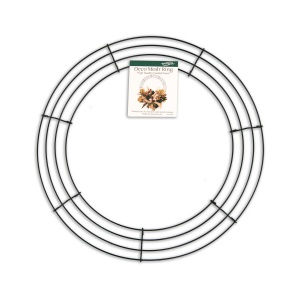 Eleganza Deco Mesh 14inch Coated Wire Ring Green