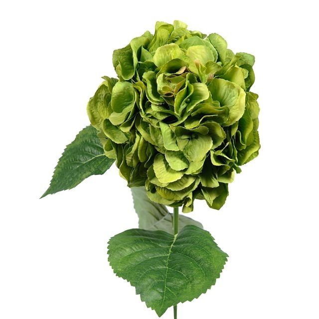 Silk Hydrangea Green/Plum