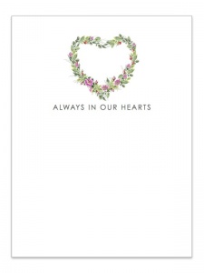 Always In Our Hearts Card