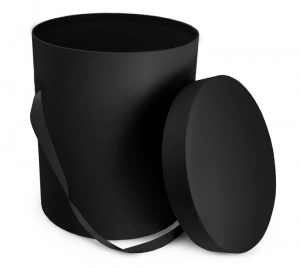Pandora Classic Round Hatbox Set of 2 - Black