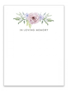 In Loving Memory Card