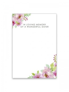 In Loving Memory of a Wonderful Sister Card