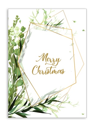 Merry Christmas Geo Card