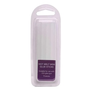 Mini Hot Melt Glue Sticks 7.4x100mm - Pack of 8
