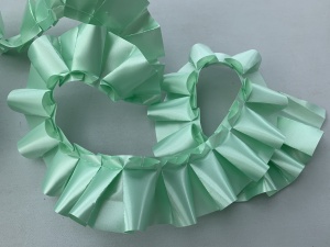 Pre Pleated Poly Ribbon Mint No.13 10m