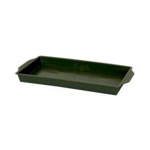 Single Floral Tray Green