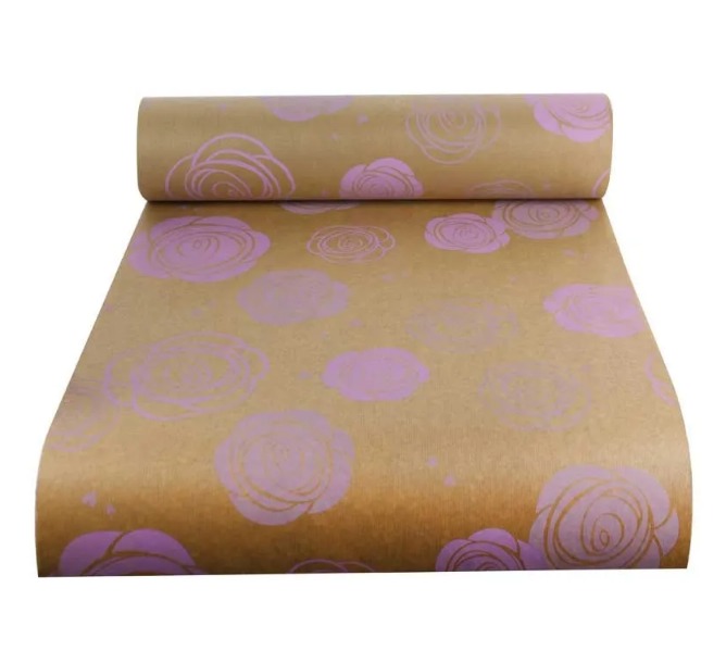 Lilac Rose Kraft Paper Roll