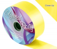 Eleganza Poly Ribbon 50mm x 91m (100yds) No.11 Yellow