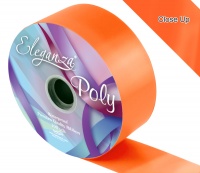 Eleganza Poly Ribbon 50mm x 91m (100yds) No.04 Orange