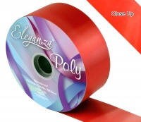 Eleganza Poly Ribbon 50mm x 91m (100yds) No.16 Red